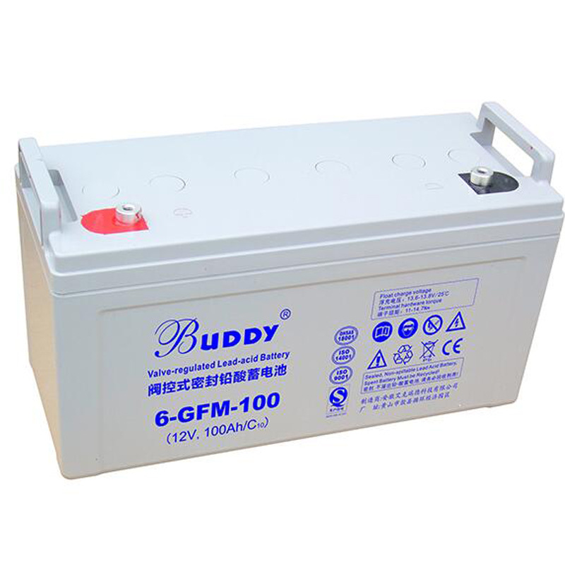 宝迪蓄电池6FM100 后备储能型电池12V100AH厂家质保3年