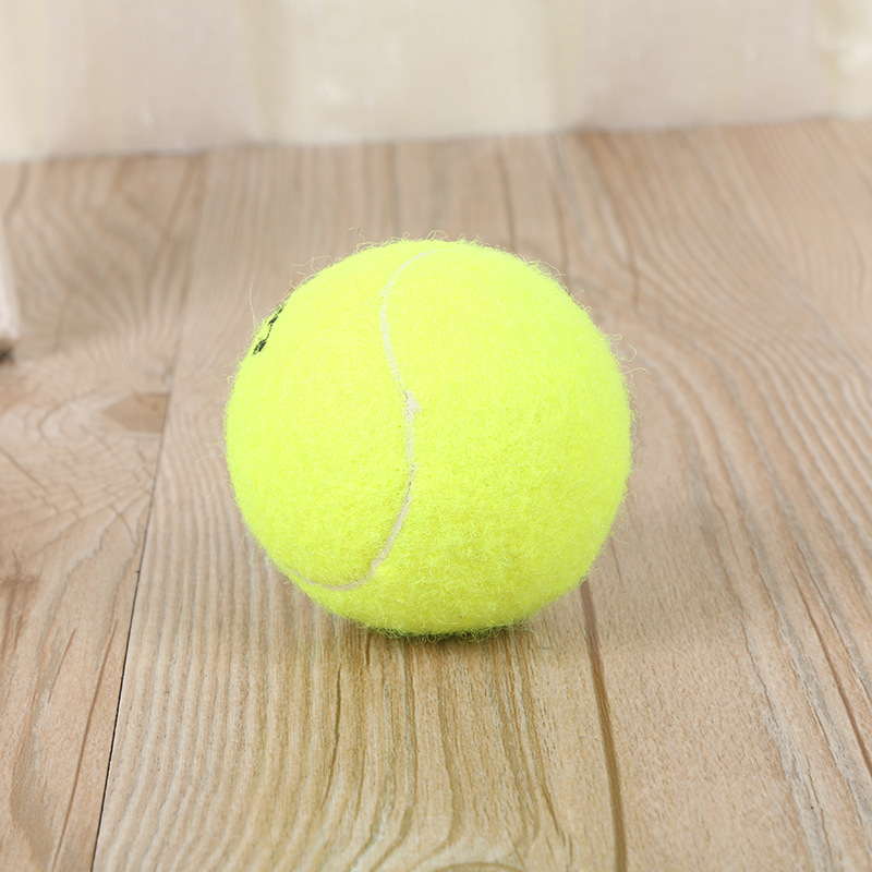 厂家直销 单色网球比赛训练弹力网球毛呢训练户外网球体育用品详情4