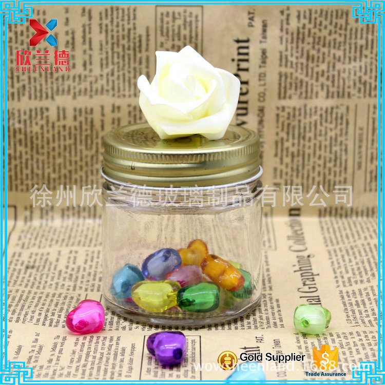 180ml玻璃储物罐 小小玻璃密封罐 蜂蜜瓶