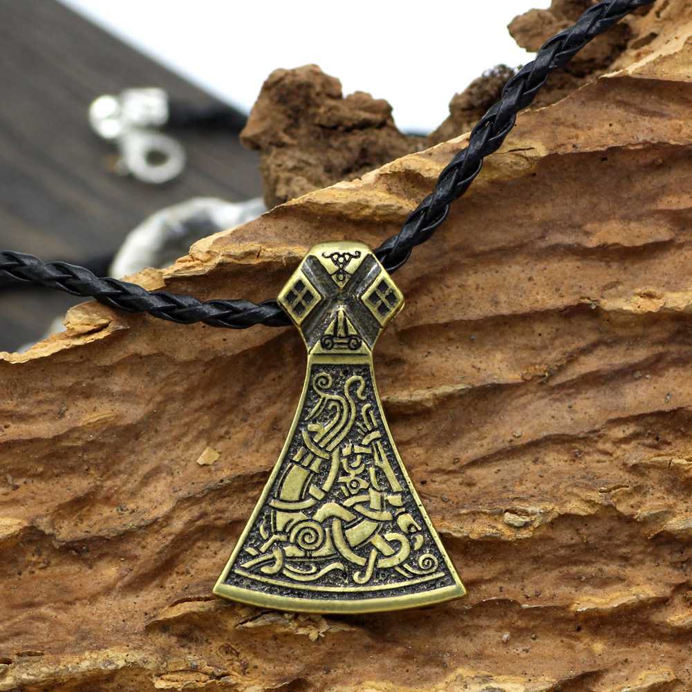 Viking Axe Pendant Necklace Image 1