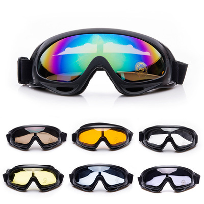 户外骑行滑雪镜X400登山防风滑雪眼镜单层防风登山镜护目防沙尘