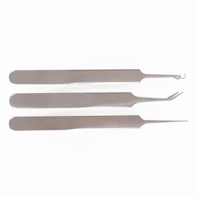 粉刺夹弯头直头粉刺针夹挑痘痘针暗疮针批发