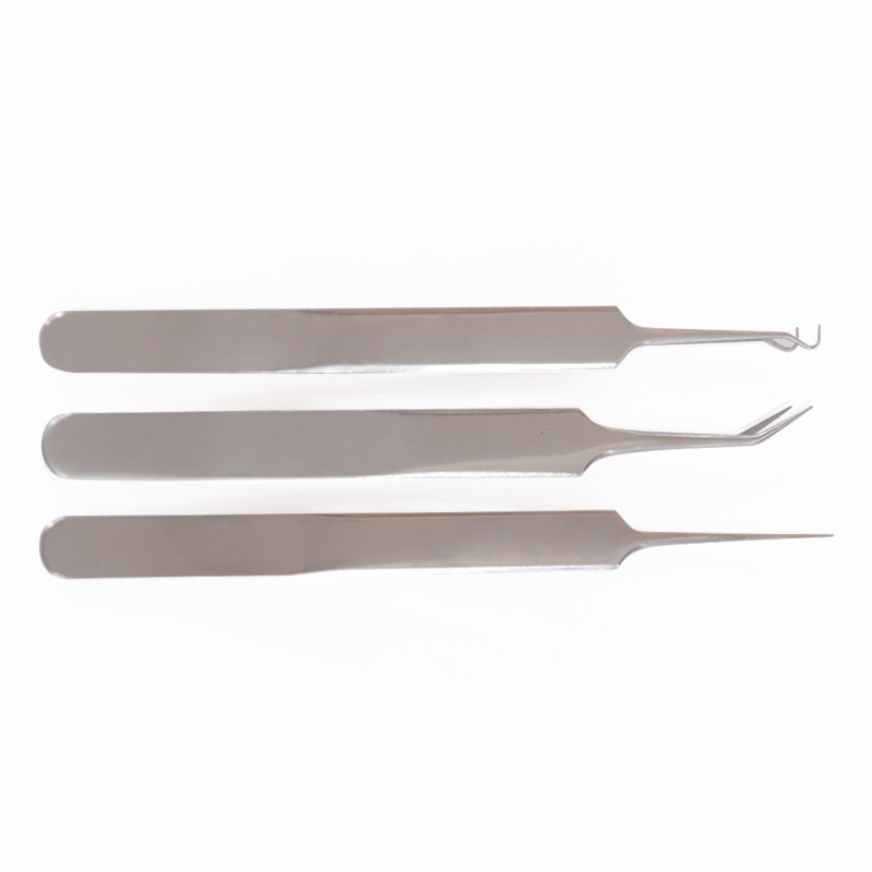 粉刺夹弯头直头粉刺针夹挑痘痘针暗疮针批发