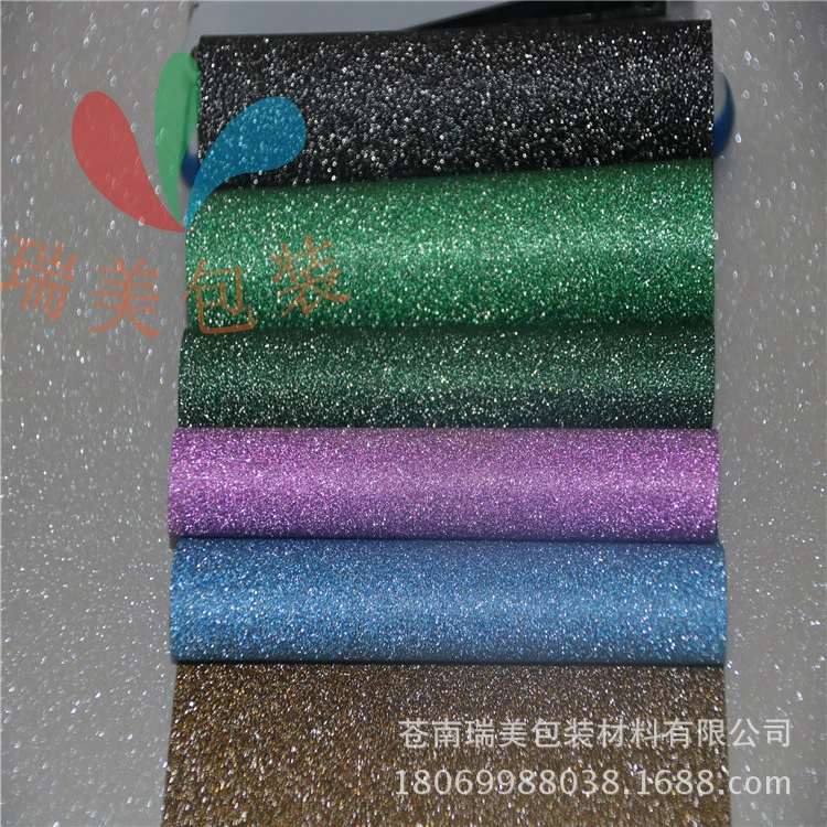 Индивидуальная блестящая пленка DIY блестящая красочная несъемная розовая белая картонная блестящая специальная бумага