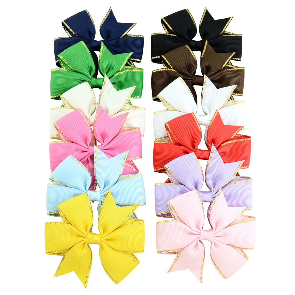 Korean Fashion Ribbon Bow Hairpin Set display picture 7