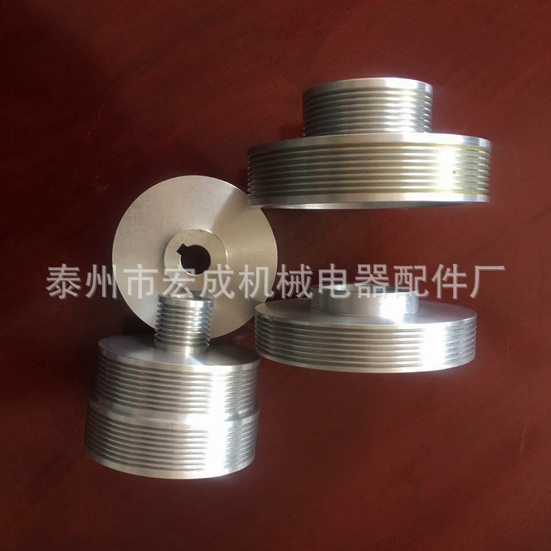 供应多楔带轮 磨齿加工多楔带轮 机械传动挡边多楔带轮厂家