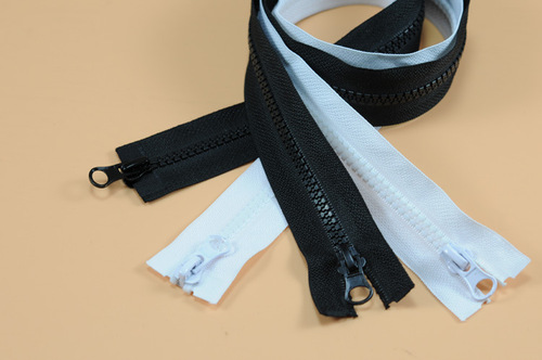 No. 5 resin zipper Plastic Y teeth No. 5 zipper Clothing home textile accessories two-way pull double open tail zipper