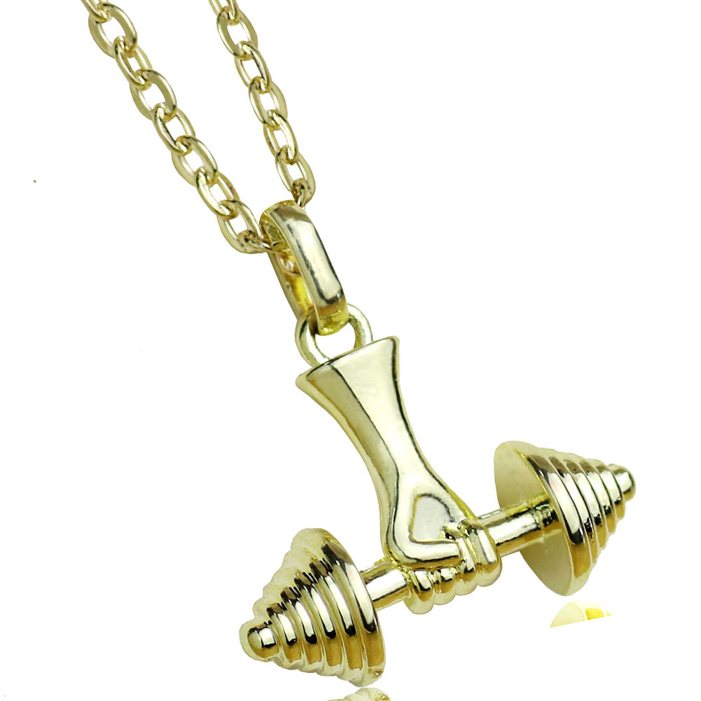 Nihaojewelry Hand Dumbbell Necklace Pendant Jewelry Wholesale display picture 9