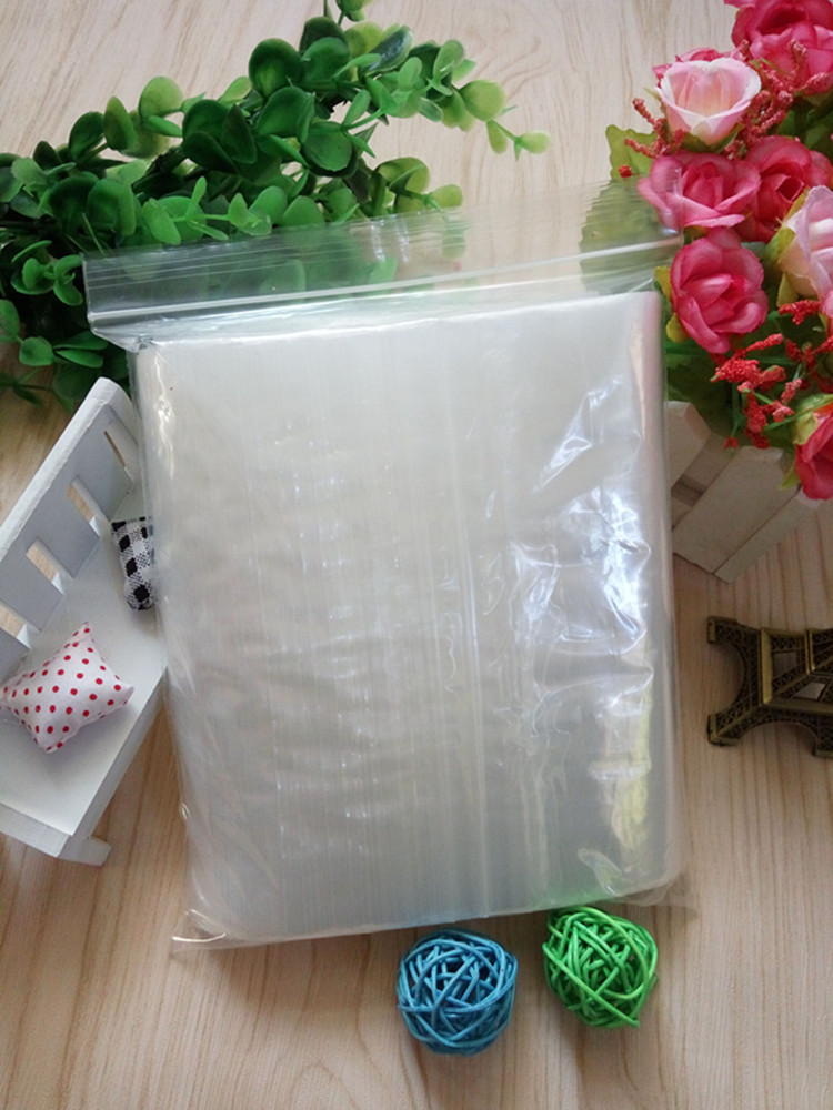 pe自封袋24*36CM包装袋塑封袋食品密封袋封口袋夹链袋加厚耐用