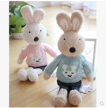 可爱毛衣安抚兔太子兔毛绒玩具公仔睡觉抱枕布娃娃生日礼物