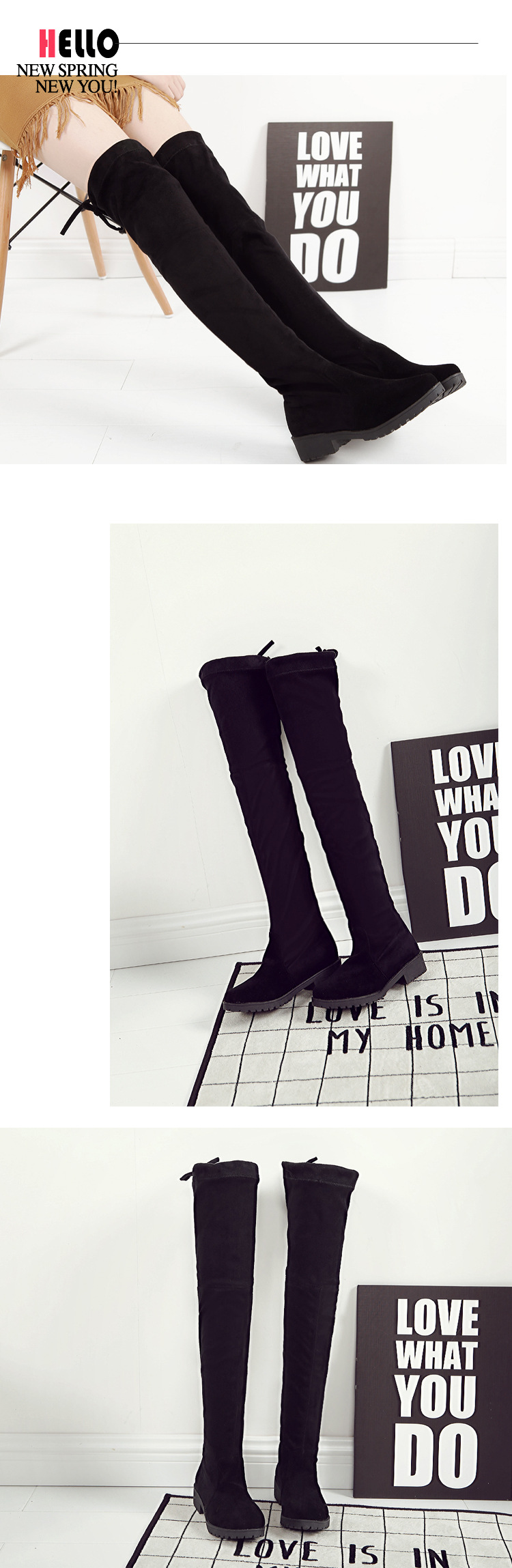 Bottes femme en Daim - Ref 3355275 Image 13