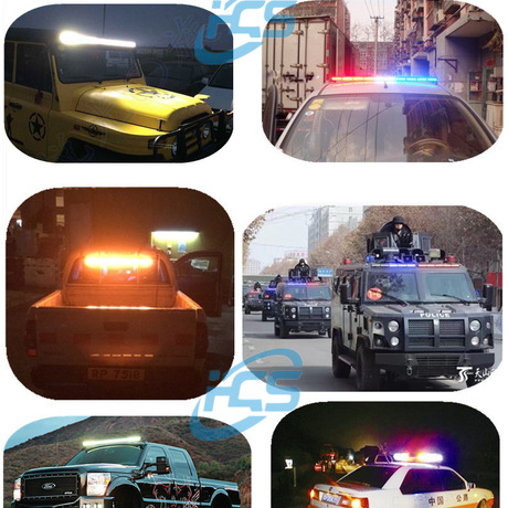 59cm xe nhấp nháy ánh sáng mạng xe điện tử mạng lưới led xe kỹ thuật ánh sáng xe cảnh báo trần thanh ánh sáng dải ánh sáng Đèn nhấp nháy