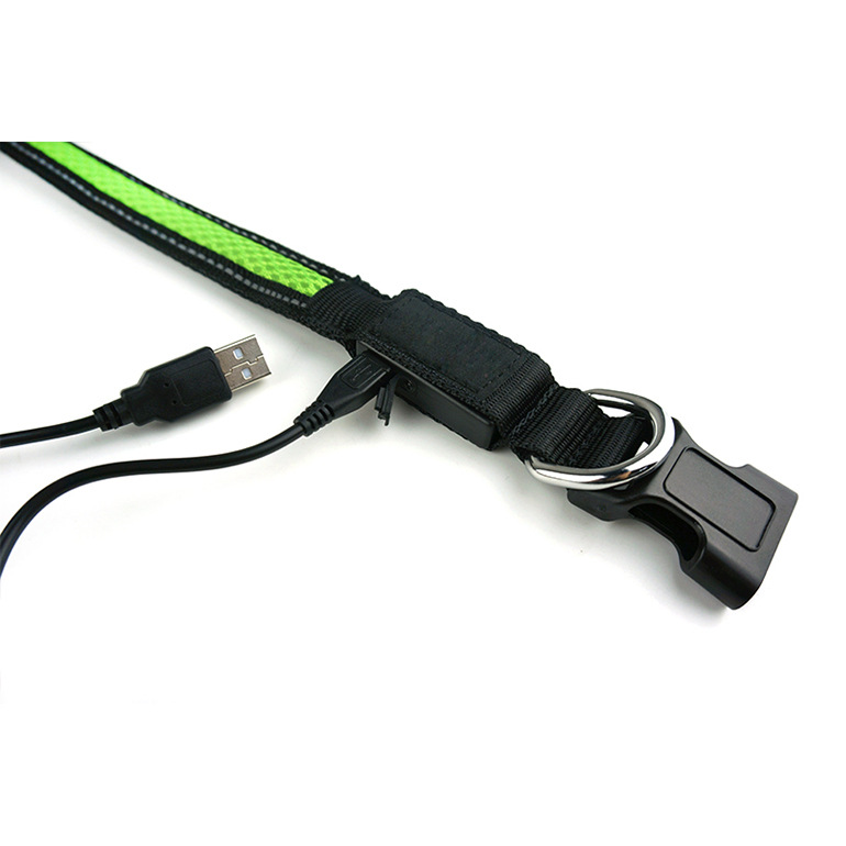 寵物狗狗項圈 led發(fā)光充電狗項圈 LED狗項圈 USB可充電狗項圈