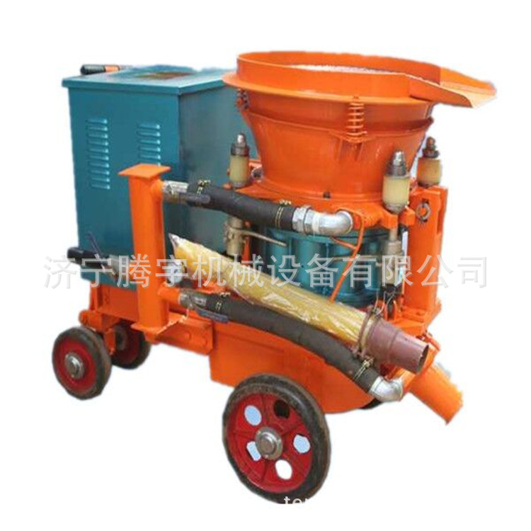 腾宇PZ-5B防爆喷浆机超低价卖矿用混凝土喷射机多少钱一台喷浆机