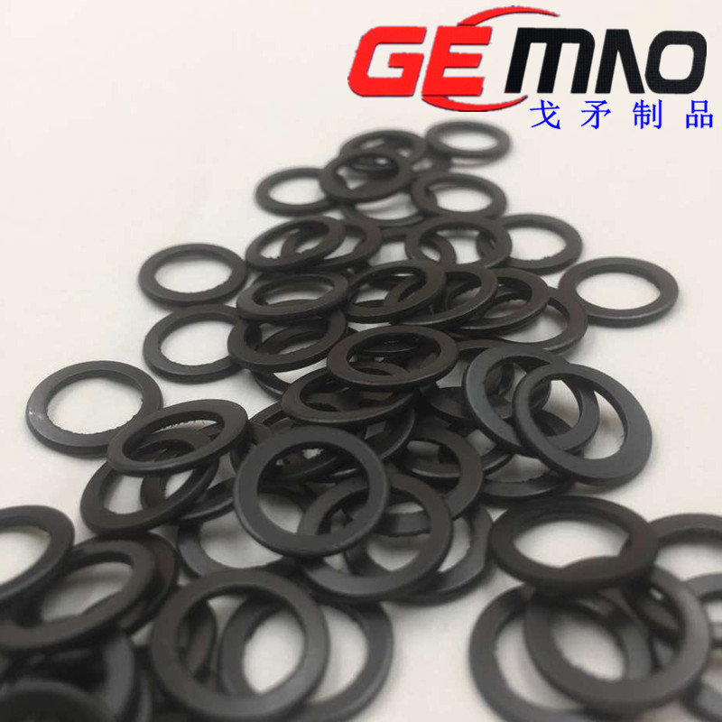 厂家直销 黑色塑料 石墨尼龙垫片 聚四氟乙烯 绝缘耐磨平垫圈