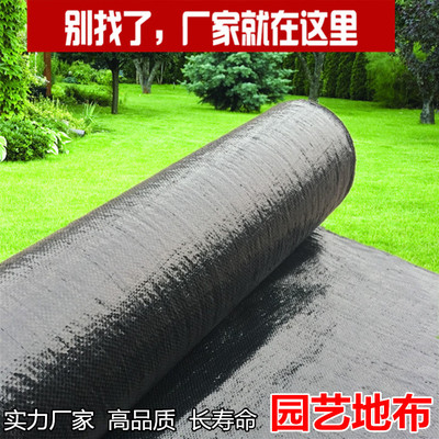 供应环保园艺新产品黑色防草布 果园大棚抑草布 批发|ms