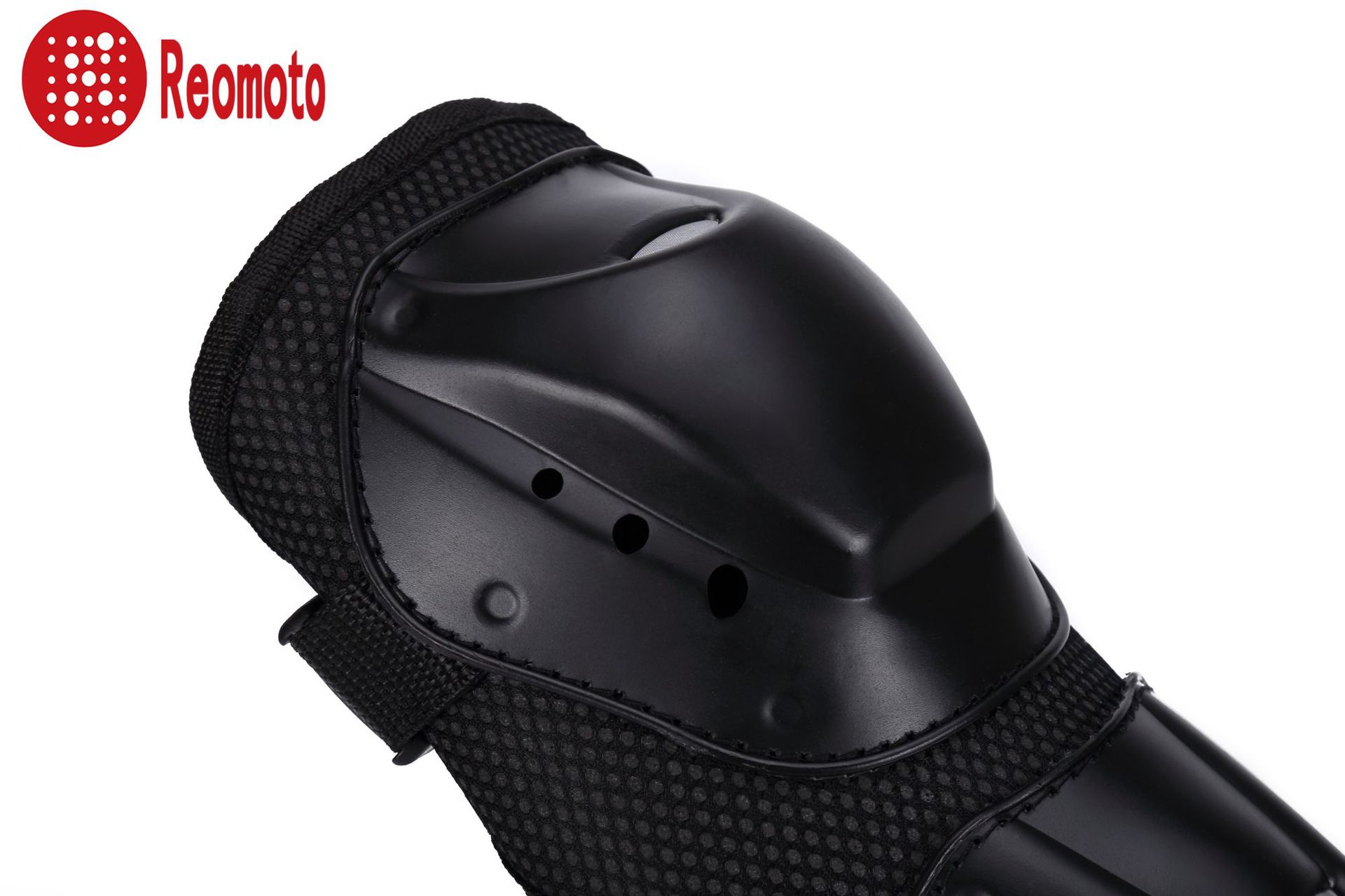 Bienes genuinos motocicleta cross-country carreras de protección de la pierna sitio construcción de protección de la rodilla almohadilla resistente a la gota Knight rodillera larga 52cm
