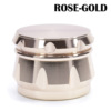 Cross -border four -layer zinc alloy diamond -shaped chamfering side concave drum mill diameter diameter 60mm new cigarette lighter 5963