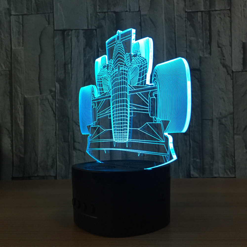 遥控触摸七彩 3D灯 创意礼品台灯 led灯小夜灯