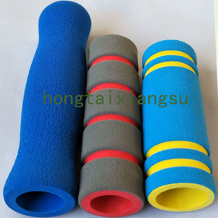 机械防护泡棉手把套园林工具海绵耐磨手柄套彩色防滑保护套高回弹