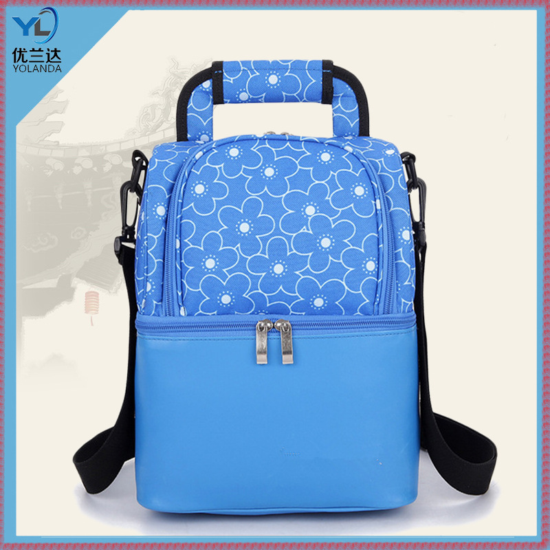 厂家定制双层加厚大容量防水保温包 保温妈咪包 背奶包|ru