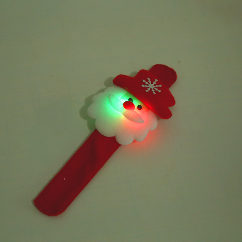 Fashion Luminous Christmas Clap Ring Decorations Wholesale Nihaojewelry display picture 2