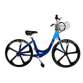 TDJDC 一体轮传动轴公共自行车 无链自行车 智能开锁城市共享单车