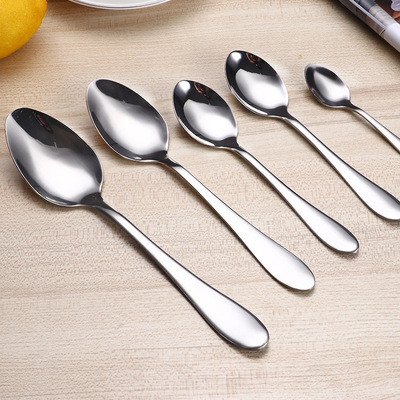 通用1010不锈钢勺子叉子刀子西餐咖啡搅拌勺酒店家居餐具定制A|ms