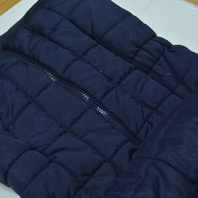 300T春亚纺散粉珠光涂层服装面料户外运动羽绒服面料尼丝纺定制