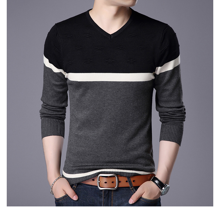 Pull homme BODUN BAOLONG en Coton mercerisé - Ref 3417743 Image 15