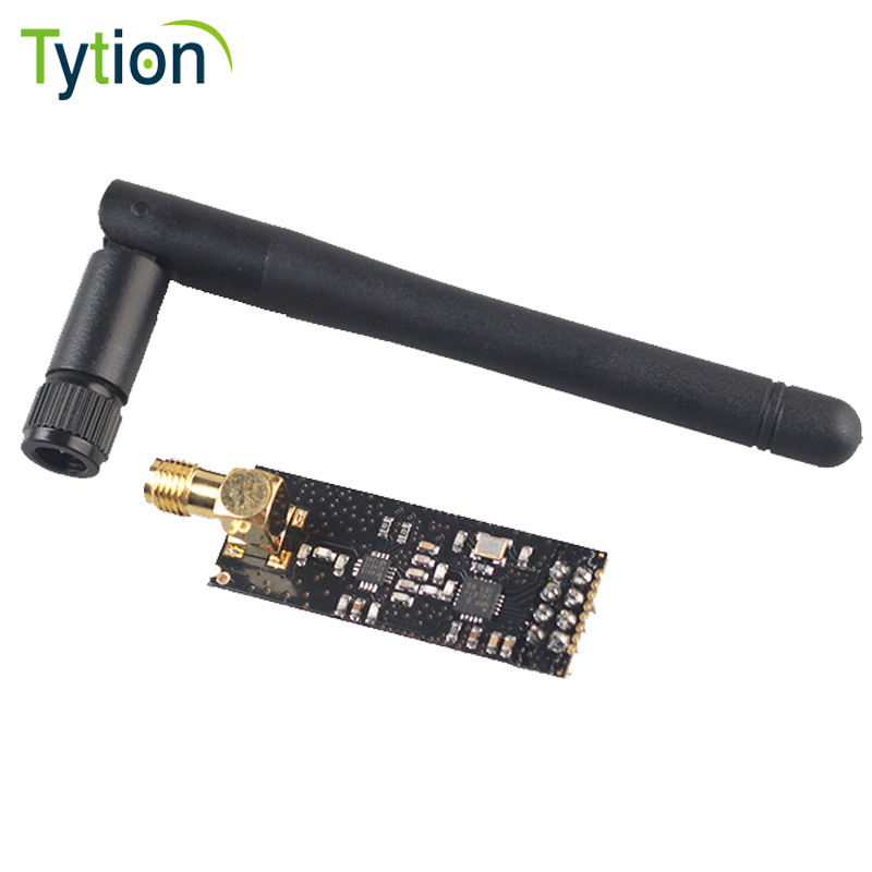 NRF24L01 + PA + LNA NRF24L01P无线串口+PA模块进口芯片 1100M|ms
