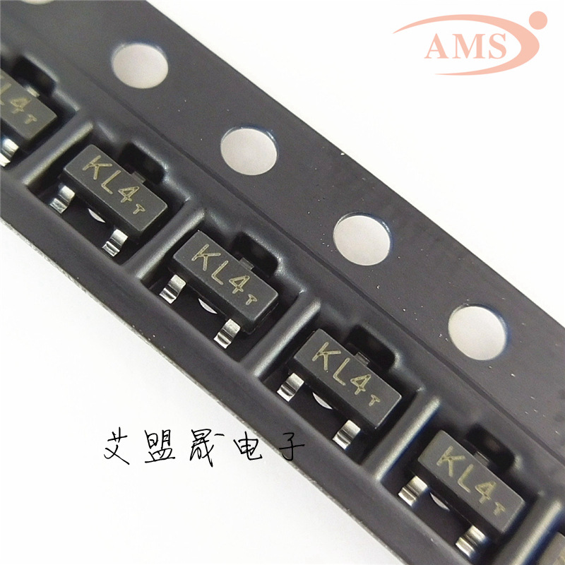 BAT54S SOT-23 丝印：KL4 贴片三极管 CJ/长电 全新现货供应