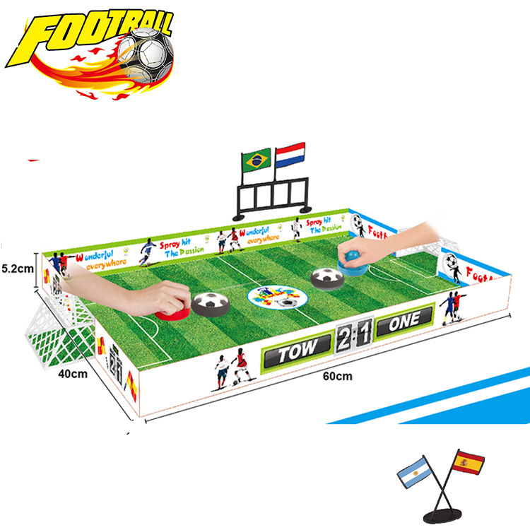 Mini juguete de fútbol de mesa para niños suspensión eléctrica campo de fútbol juego de mesa entre padres e hijos Personalización de regalo