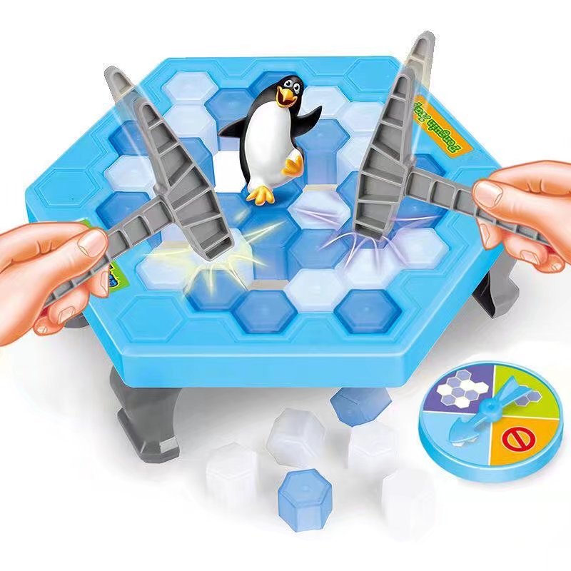 Cross-border Small Penguin Icebreaker Desktop Disassembly Toy Hamster Disassembly Tool Table Mini DIY Toy