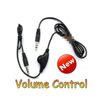 Volume Size controller Computer Speakers sound Headphone mixer line drive-by-wire 3.5MM Male to male 1 m