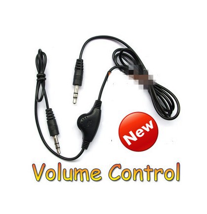 Volume Size controller Computer Speakers sound Headphone mixer line drive-by-wire 3.5MM Male to male 1 m