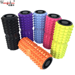 Crescent-shaped yoga pillar hollow wolf-tooth massage stick foam roller cylinder deep muscle relaxation stick cross-border item