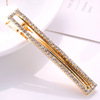 South Korean minimalist card geometric diamond diamonds, the top clip, the drilling diamond duckbill bangs bangs hairpin