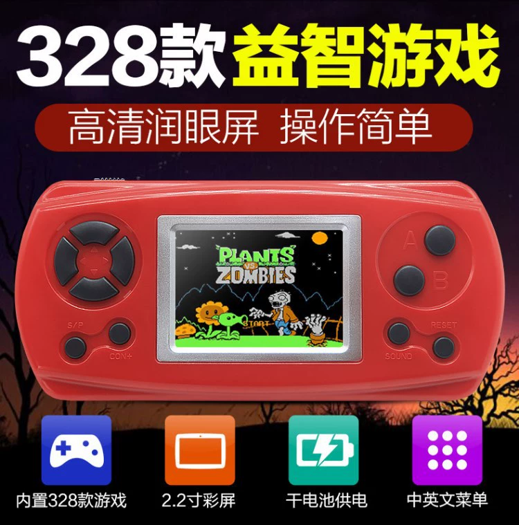 Giao diện điều khiển trò chơi trẻ em cầm tay câu đố hoài cổ cổ điển FC trò chơi cầm tay Tetris Super Mario Contra máy chơi game cầm tay x12