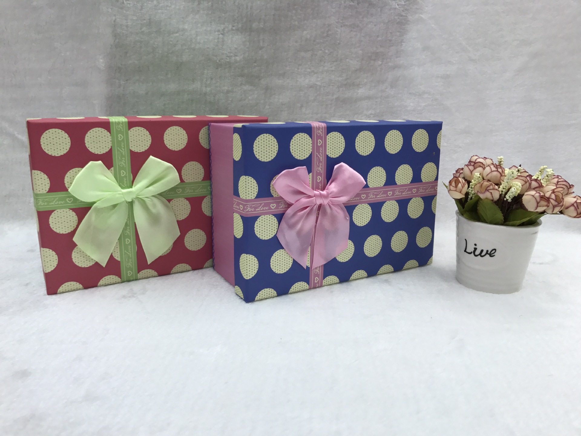 2017款七夕情人节包装盒 520礼品盒 三件套礼物盒纸盒 长方形套装