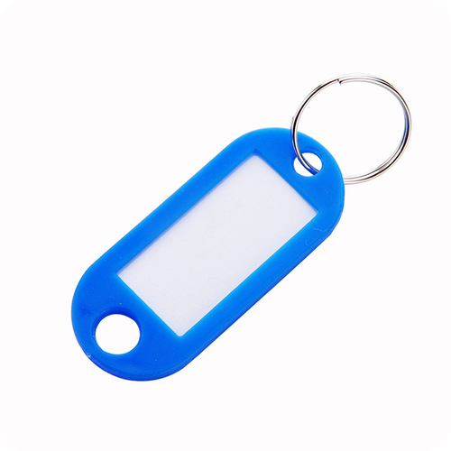 Colorful markable key tag number plate keychain luggage tag classification luggage tag tag