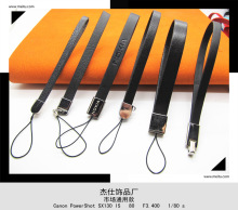 皮革创意挂绳手机挂脖绳简易挂饰手机绳 手机皮革卡通手机挂绳 批