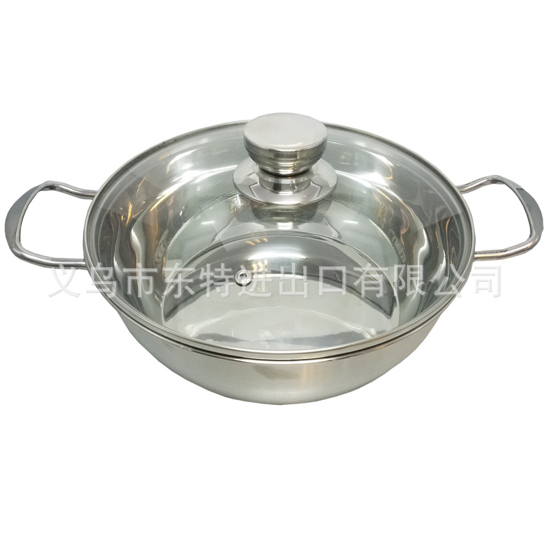 Factory direct sales of stainless steel 6-piece set, double-bottom steel handle pot, multi-functional soup pot, one-pot multi-purpose gift set pot detail image 13