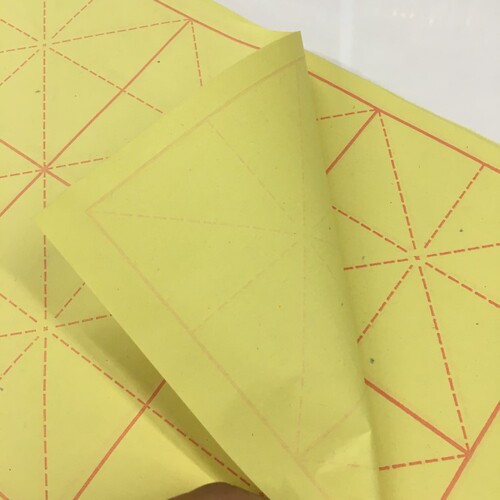 Guding is really kind 10 pairs of meters 12 squares practice rough paper plus thickened calligraphy training paper four treasures of the study wholesale