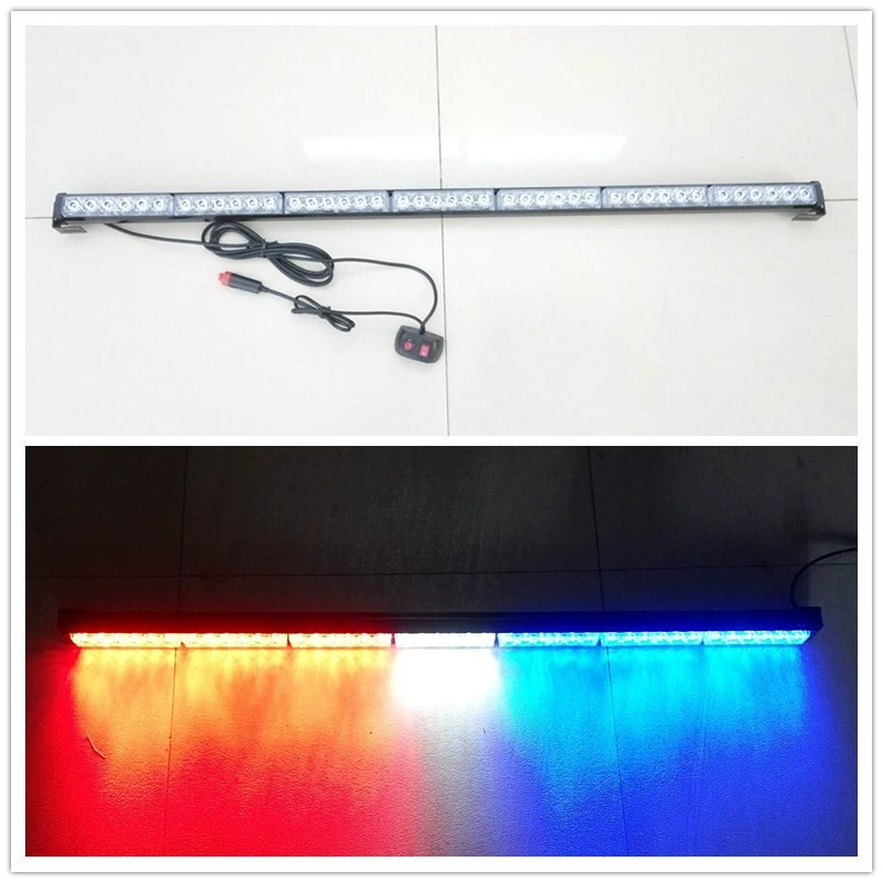906-7 яркий свет вспышки 6LED 7 палка свет полосы вспышки света 42LED длинный ряд вспышки света
