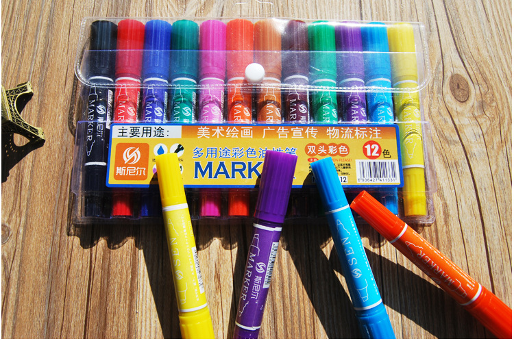 12色大双头彩笔_06