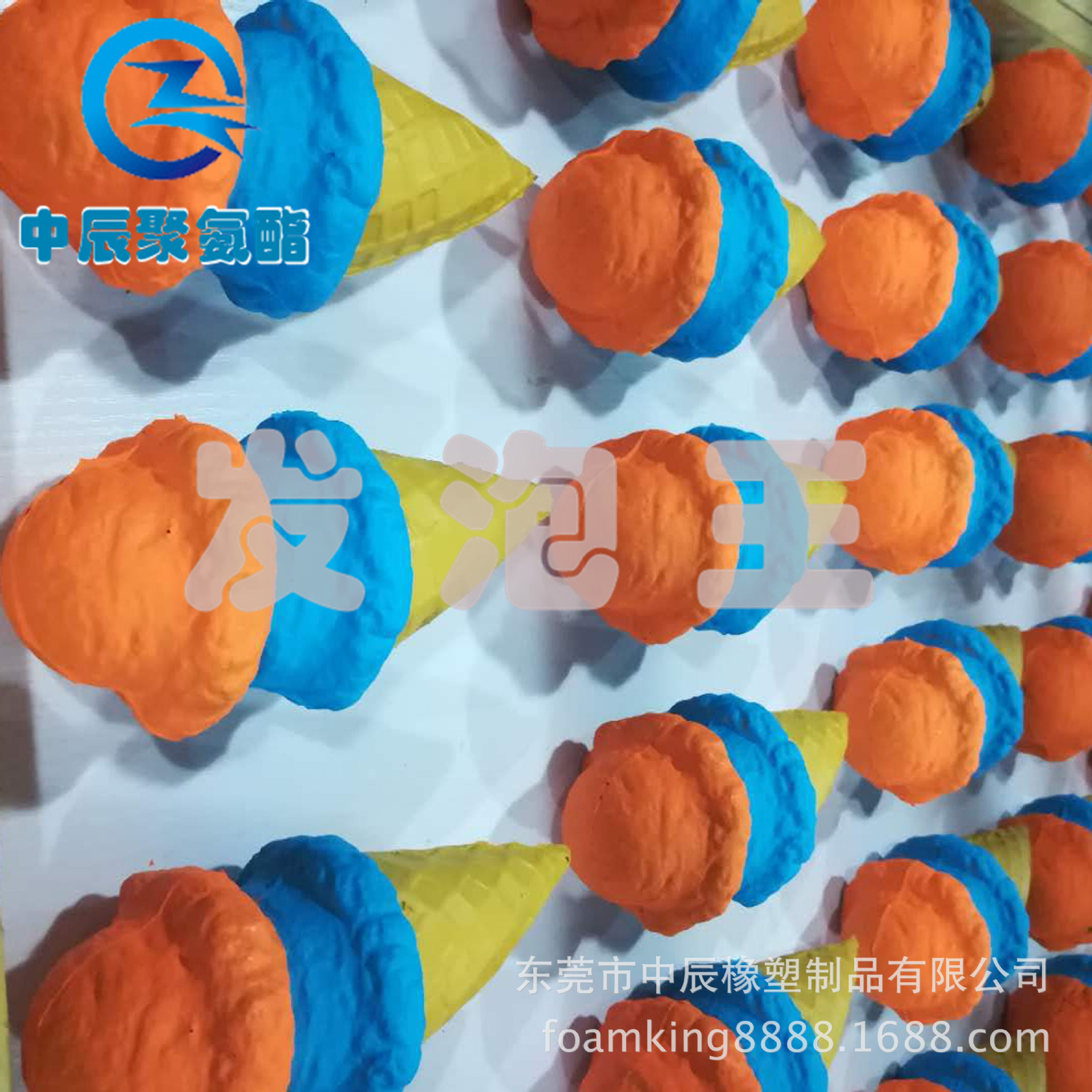 pu仿真发泡回弹玩具 东莞厂家批发定做发泡公仔面包蛋糕