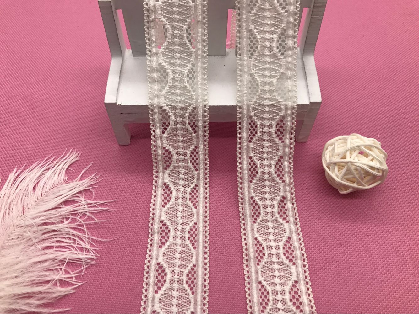 福建压沙弹力花边氨纶花边厂家直销5033# 宽度3CM