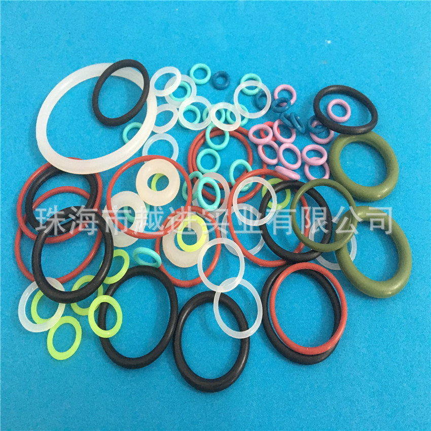 橡胶密封圈 白色透明防水密封O型硅胶圈 耐高温氟胶密封圈