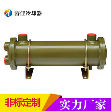 换热器列管式液压水冷却器管式冷凝器铜管OR60OR350液压油散热器